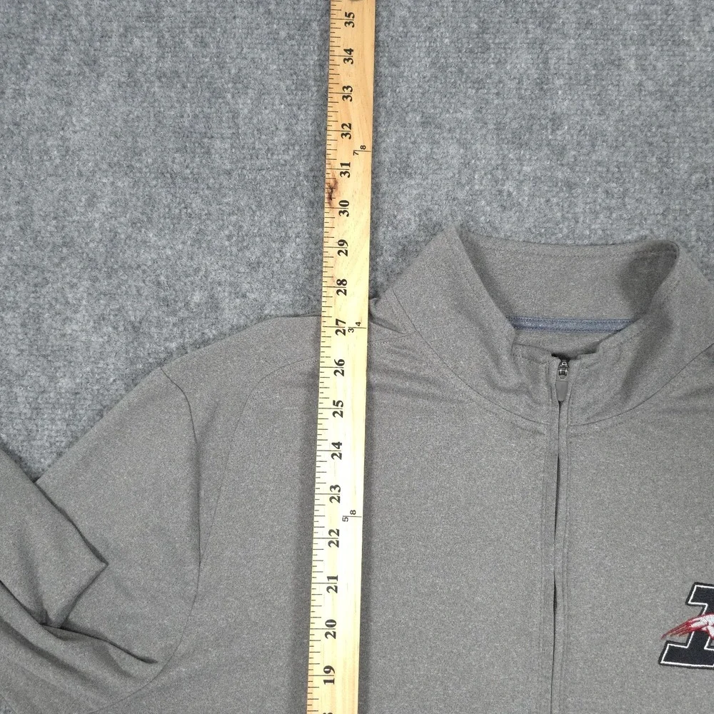 Johnnie-O Pullover Mens L Gray U of Indy Greyhounds Lightweight 1/4 Zip NCAA